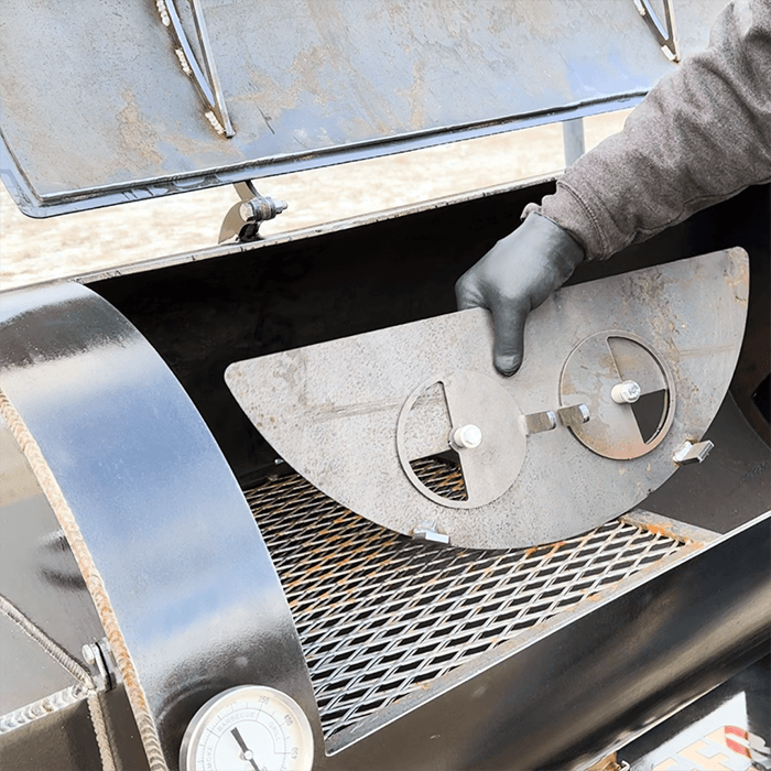 Liberty94 Offset Smoker with FlowTuner Baffle