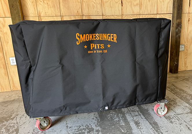 Full Size Smokeslinger Cover fitted on a Full Size Smokeslinger, front view