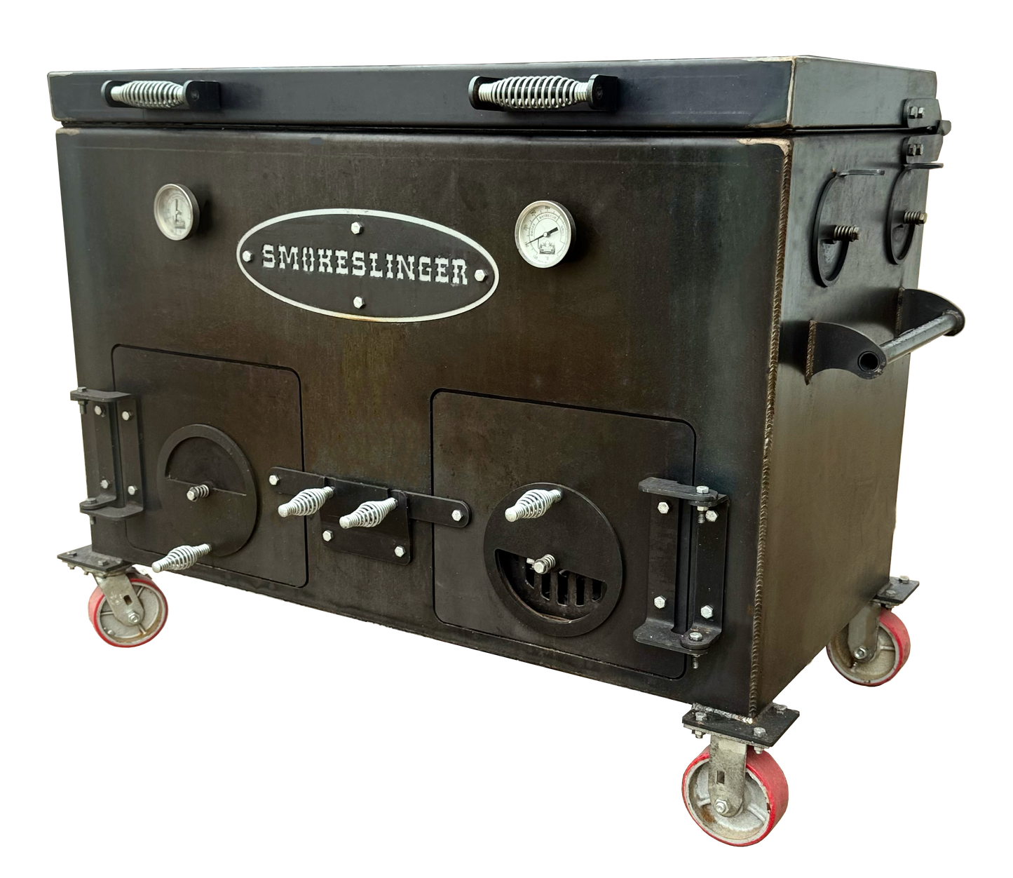 Full Size Smokeslinger - Texas Built Smoker Pit for Pitmasters
